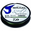 Daiwa J-Braid x4 135m, 0,10mm желтая