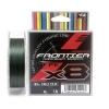 Шнур плетеный YGK Frontier X8 100m #1/0.171mm 10lb (серый)