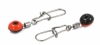 Вертлюг с карабином Sprut S Plastic Head Moving Rolling Swivel S (4шт)