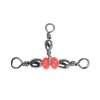 Вертлюг Sprut Barrel Triple Swivel Style 2 Red Beads/Т-образный 14х16 (4шт)