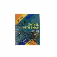 Вертлюг c застежкой Killer Swivel With Snap ZPY-1052 №6