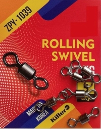 Вертлюг Killer Rolling Swivel ZPY-1039 №10