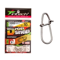 Застежка Intech Drop Snap (10шт) (#0000) 8кг