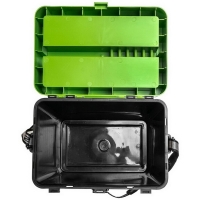Ящик рыболовный зимний Helios SHARK 19л двухсекционный 40x26x39см