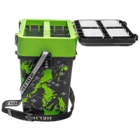Ящик рыболовный зимний Helios SHARK 19л двухсекционный 40x26x39см