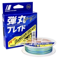 Леска плетёная Major Craft Dangan Braid X4 #0.8/0.12 150м. Multi Color