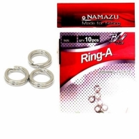 Заводные кольца Namazu Ring-A №6 (6.3 мм, тест 12 кг) 10шт
