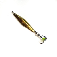Зимняя блесна Ромб 1.8гр (латунь) тройник с каплей