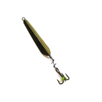 Зимняя блесна Ромб 2.2гр (латунь) ручная работа